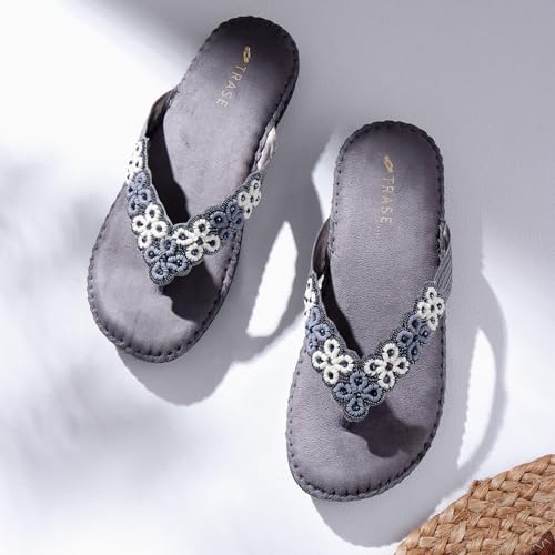 Image of TRASE Ortho Slippers For Women | Slippers For Woman | Lightweight, Comfortable And Stylish Women Slippers | Flats | Soft Women Footwear | Trendy Ladies Chappal | Orthopedic Slippers