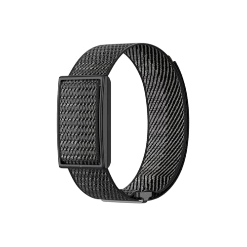 Nylon Bands Compatible with Polar Loop/Visible Armband 2.0 Straps, Hook & Loop Soft Weave Stretchy Breathable Replacement Sport Wristbands with Buckle