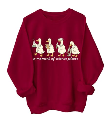 A Moment of Science Please Sweatshirt Silly Goose A Moment of Science Please Sweatshirt Long Sleeve Adult Shirt - Main Image