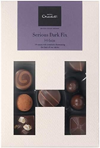 Hotel Chocolat The Serious Dark Fix H-Box - 155g (0.34 lbs)