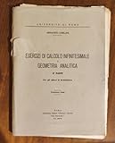  ESERCIZIO DI CALCOLO INFINITESIMALE E GEOMETRIA A