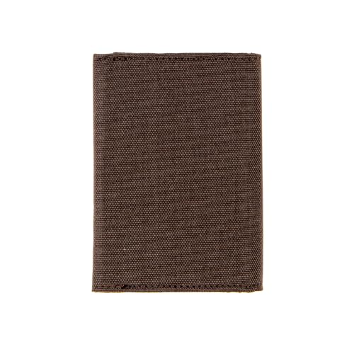 Étui à cartes marron mon objectif conçu avec des finitions raffinées