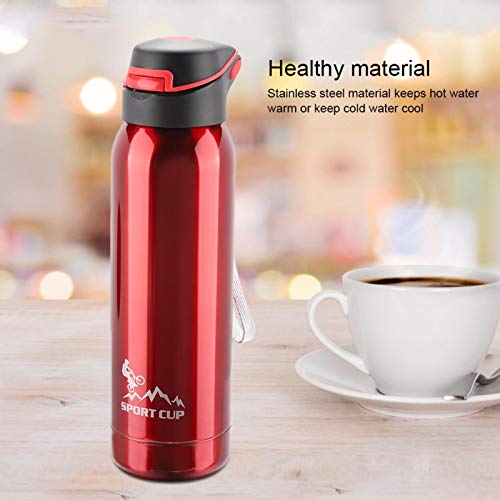 Restokki Copo térmico de aço inoxidável, garrafa de aço inoxidável, caneca de canudo isolada a vácuo