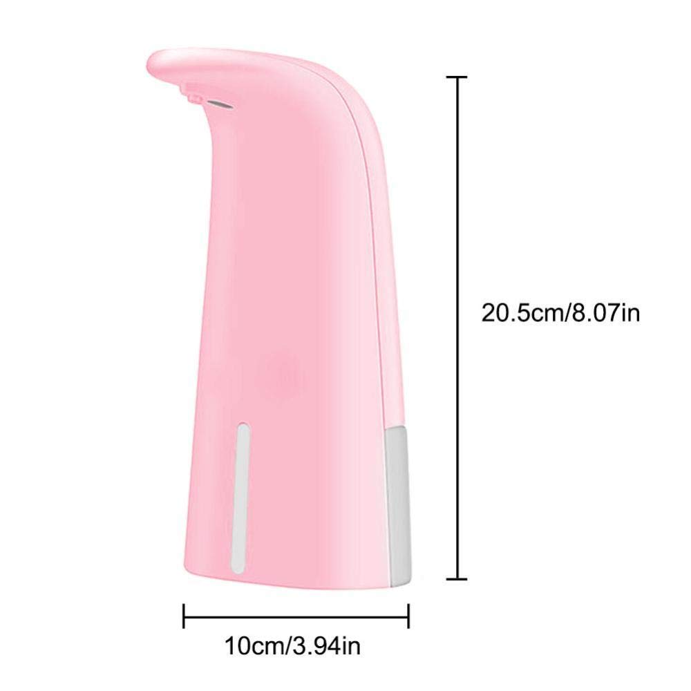 Dispenser di Sapone Automatico Sensore di Movimento A Infrarossi Smart Sensor 250ml Dispenser di Sapone da Bagno Touchless Dispenser di Sapone per Bagno in Cucina B