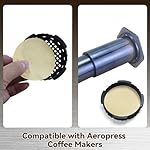 1000 Pcs Round Disposable Coffee Filters Paper Compatible with Aeropress Coffee Makers - Image 2