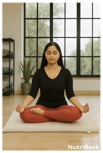Image of Meditation | Yoga | Cushion | (Zabuton Mat) | Filled with Buckwheat Hulls |