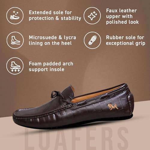 Image of Neeman's The Charmers Loafers for Men | Formal, Casual & Driving Shoes | Comfortable, Flexible & Breathable