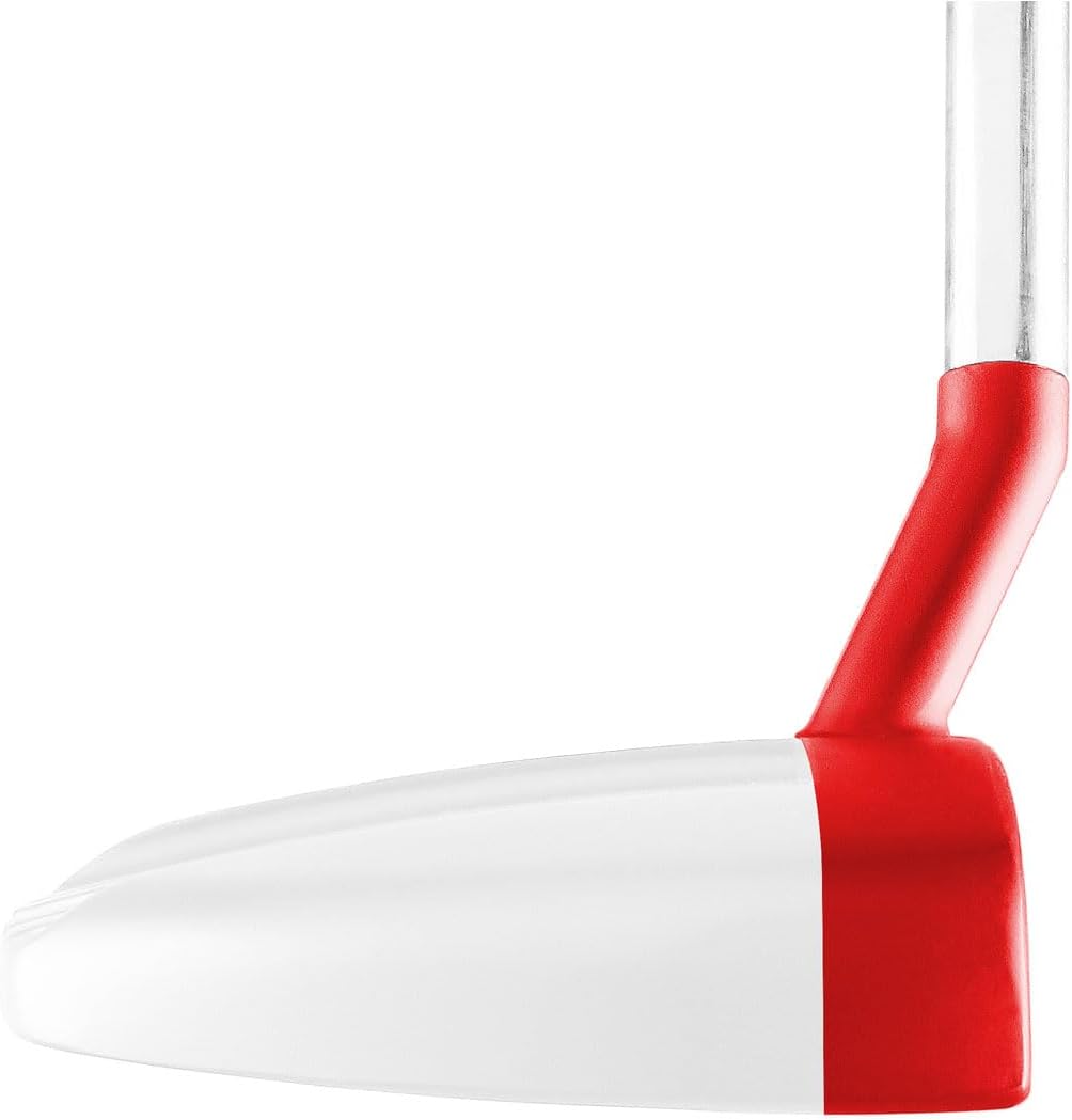 Orlimar Golf F6 Mallet Putter, Right Handed, 35 Inch, White, Half Offset Slant Neck with Midsize Grip and Headcover