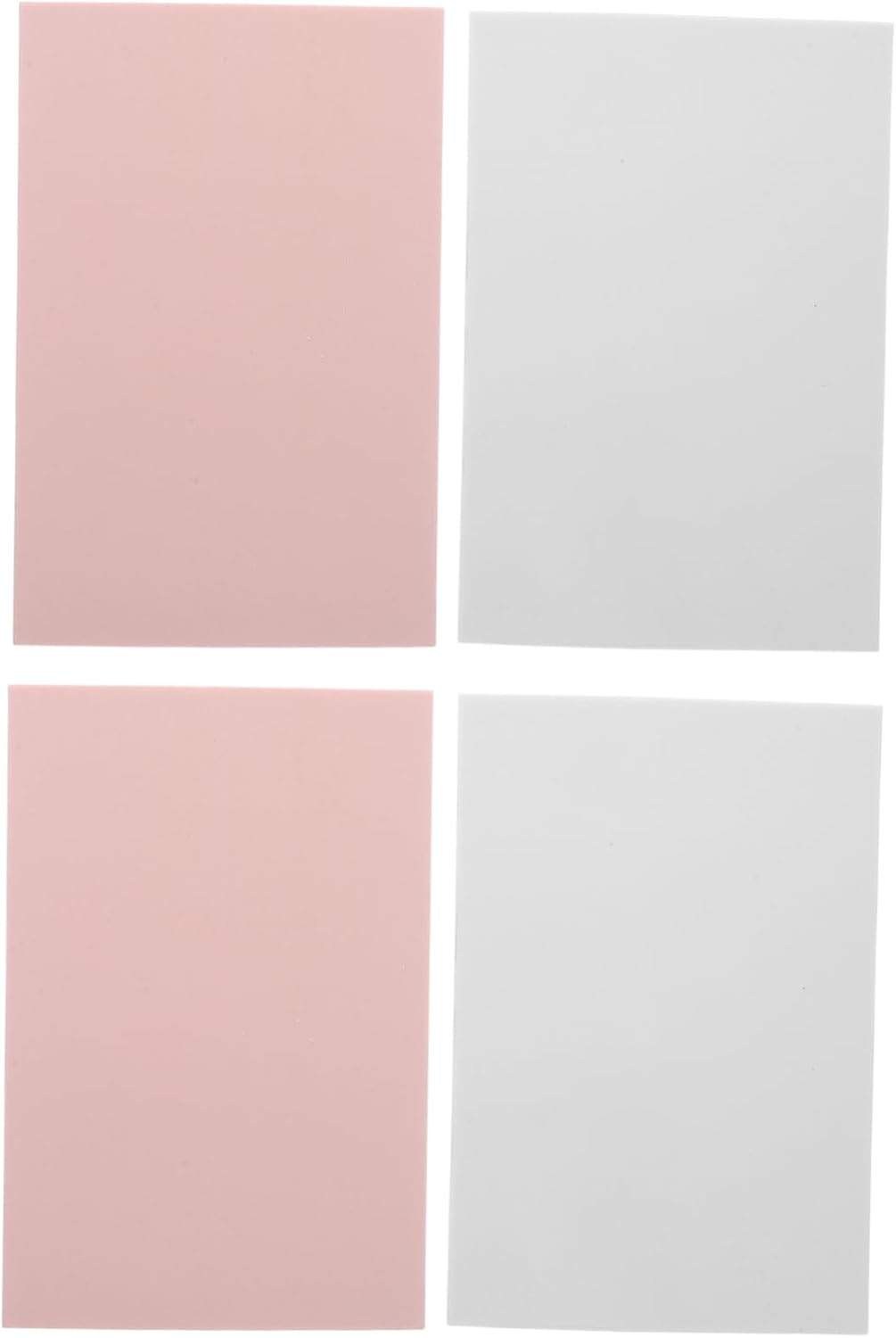 Gadpiparty 4pcs Rubber Linoleum Carving Blocks Soft Printmaking Kit for DIY Crafts Durable Rubber Stamps for Card Making Scrapbooking and More Pink White