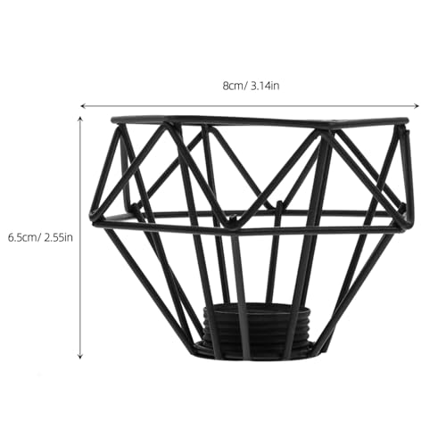 Image of VANZACK Industrial Light Shades Metal Lamp Shades Ceiling Lamp Covers Hanging Lighting Cord Fixture, 2 Pieces