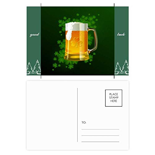 Cartes postales Saint-Patrick bière Irlande pour vos vœux festifs
