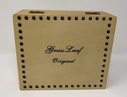 GRASSLEAF Grassleaf Wooden Rolling Box Roll Box Smoking Large by Grassleaf