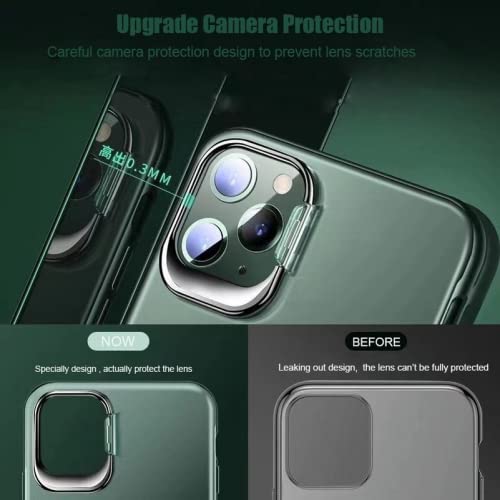 Coque iPhone 13 Mini transparente avec support PC et béquille en métal noir - 5