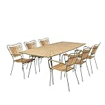 Marguerit Gartenmöbel-Set Teakholz Olivgrün