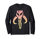 Star Wars Mandalorian Sunset Mythosaur Skull Langarmshirt