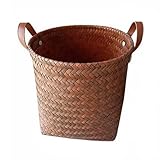 PENIKOKO Wäschekorb aus Imitationsrattan Leichter Aufbewahrungskorb für Kleinigkeiten mit Großem...