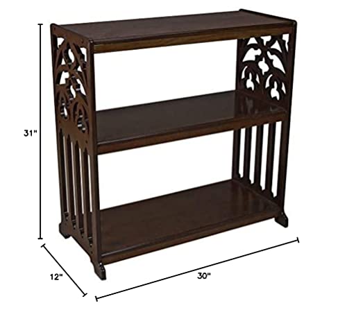 Design Toscano St. Thomas Aquinas Gothic Wooden Bookshelf #TOP6