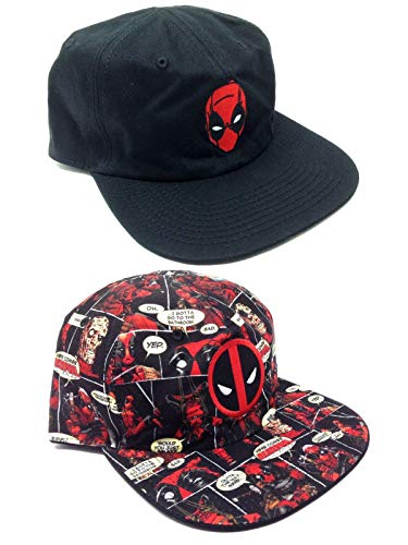 deadpool flat bill hat