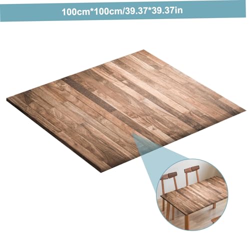 Nappe carrée polyester imperméable élastique couverture table 100x100