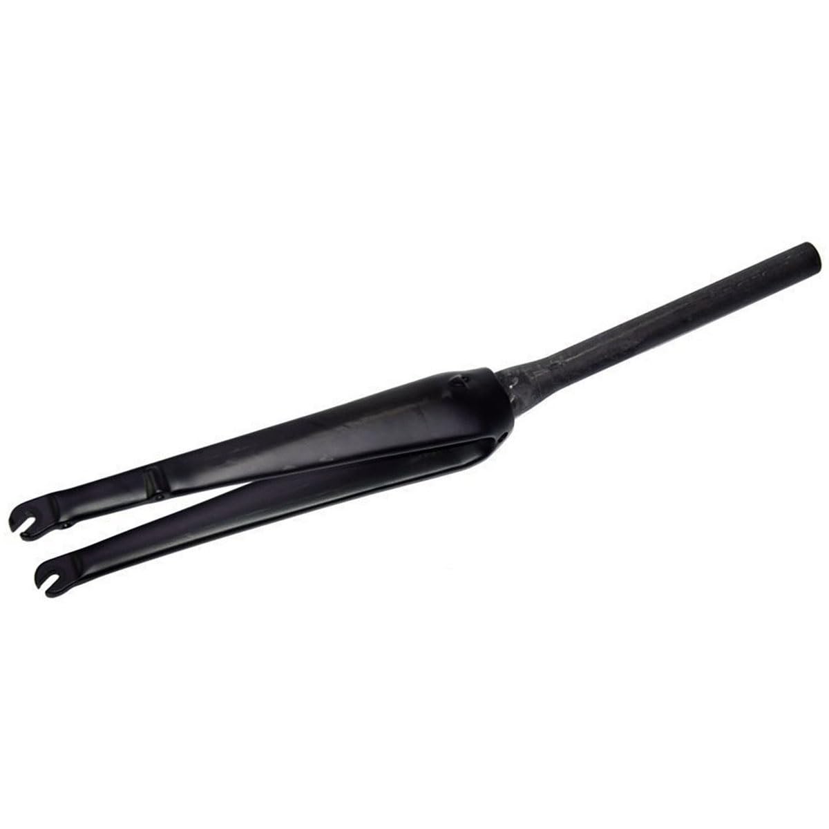 XGSUZNE Carbon Fiber 700C Rigid Forks Road Bicycle Front Fork Disc Brake 9x100mm QR Threadless Tapered Tube Ultralight Bike Forks (Color : Black-Matte, Size : 700C)