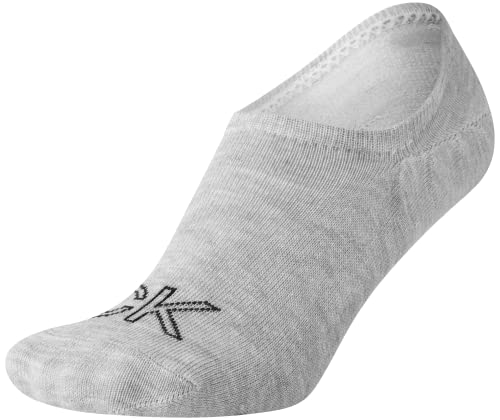Calvin Klein Women's Socks - Comfort Cuff Sneaker Liner (6 Pack), Size 4-10, Grey/White/Black #TOP5