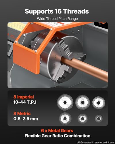 VEVOR 10x30 Metal Lathe with 2-Axis DRO