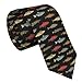 WILL BUDXEG Fishing Lures Bass Mouth Fish Bait Fishing Mens Novelty Necktie Ties Funny Neckties Fashion Neck Ties