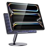 BENKS Magnetic iPad Stand for iPad Pro 13'' M4 (2024), Adjustable 360° Rotating Base, Foldable Aluminum Holder for Desk, Office & Home Use
