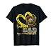 Softball Dad Camo Heart Father Daddy Papa Family Pride T-Shirt