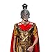 Servllcell Medieval Roman Knight Helmet,Plastic Greek Spartan Gladiator Helmet Medieval Costume Accessories,Halloween Hat