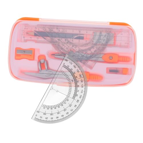 TEMPNAP コンパス セッンパス 分度器 定規 数学 定規 用 キット 美的 学校 用品 数学 分度器 学校 用品 用 学生