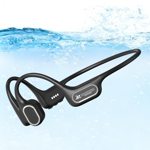 Bone Conduction Swimming Headphones,IP68 Waterproof Underwater Swim Earbuds - image 1