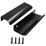 Auvotuis Fingerkantenzug für die Rückseite, 120 mm, schwarzer versteckter Griff...