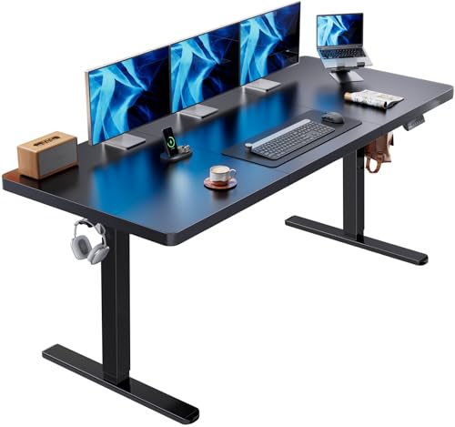 HUANUO 71 x 30 inch Electric Standing Desk, Powerful Brushless