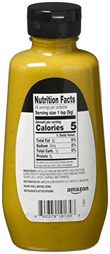 Image of Amazon Brand - Happy Belly Honey Mustard, Kosher, 12 ounce (Pack of 2)