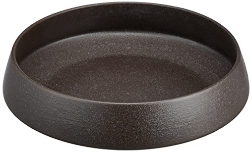 TOKI1919 NATSUME ボウル 鉢 スープ サラダ 大 直径約19cm フレンチ 皿 ホテルレストラン 仕様 電子レンジ 食洗機対応 ラ ティーマ 黒油滴 ブラック 日本製 37K400-05