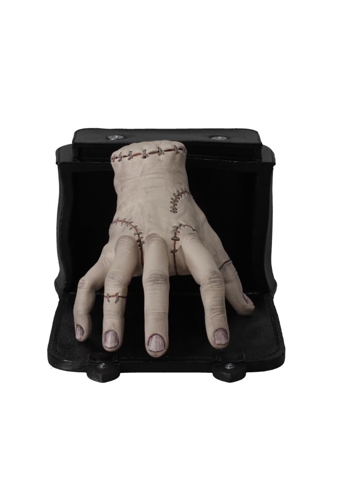 Wednesday Thing with Moving Fingers - 6” D x 4.5” W x 3.5” H - Collectible Bobblehead Statue