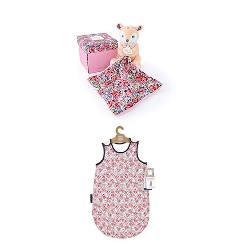 Doudou et Compagnie faon pantin beige 12cm et gigoteuse rose 0-6 mois DC4017