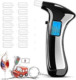YRHWS 20 Pack Breathalyzer & Alcohol Tester with 100 Mouthpieces