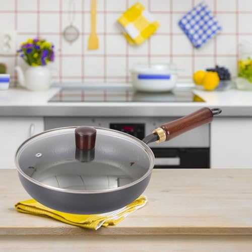 Wok de Hierro Antiadherente con Mango de Madera 24cm miniatura 5