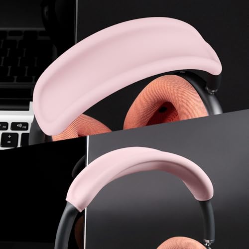 Image of SOULWIT Upgraded Headband Protector for AirPods Max (USB-C /Lightning), Sweat Proof Full Cover for Gym Workouts, (Easy Disassembly Required) - Pink