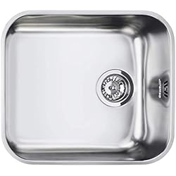 Fregadero Smeg Bajo Encimera Smeg UM45 - Fregadero (Fregadero encastrado bajo encimera, Rectangular, Acero inoxidable, Acero inoxidable, 1 senos, 450 x 400 mm)