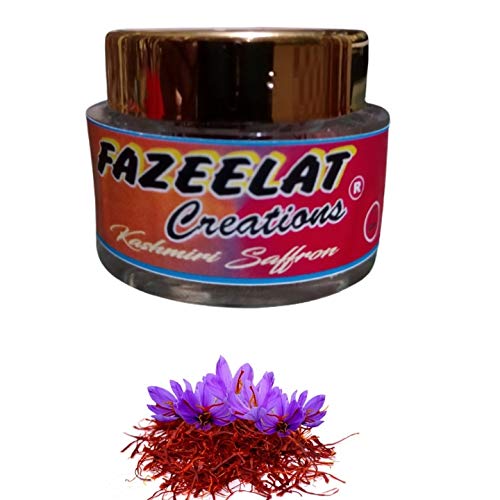 FAZEELAT CREATIONS Kashmiri Mongra A+++ Grade Saffron/Kesar(1gm)