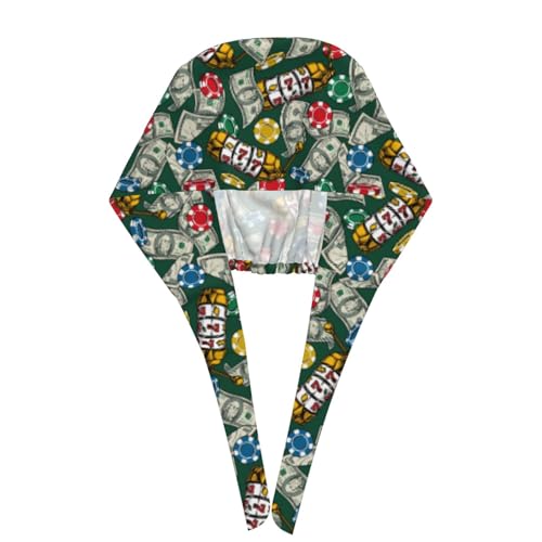 Image of Working Cap Scrub Cap with Sweatband Adjustable Unisex Women Tie Back Hat Nurse Surgical Caps