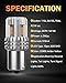 OXILAM Turn Signal Light 1156 LED Bulbs Amber Yellow 2200K Extremely Bright BA15S 1141 1003 7506 LED Bulbs with High Power 12pcs 3020SMD Chipsets, 2 Pack