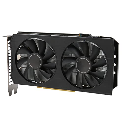Lazmin112 Computer-Grafikkarte, 8 GB GDDR6 256 BIT 1845 MHz 16000 MHz Grafikkarte, 3D API PCIe 4.0 X16 Gaming-Grafikkarte, mit Zwei Lüftern