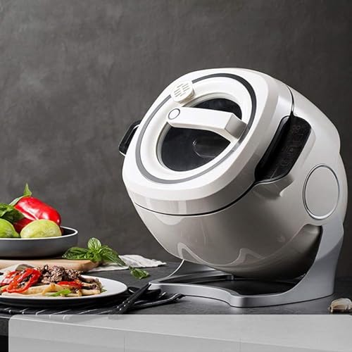 WOTZOV Procesador de Alimentos automático Inteligente de 6 L, 2000 W, rotación de 360° y Calentamiento 3D Integral.
