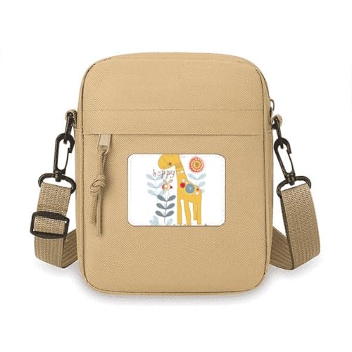 Sac pour téléphone portable girafe jaune idéal pour vos sorties