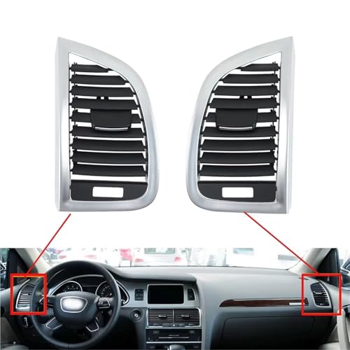 Sortie CA tableau bord Q7 paire de grilles pour un confort thermique idéal en voyage