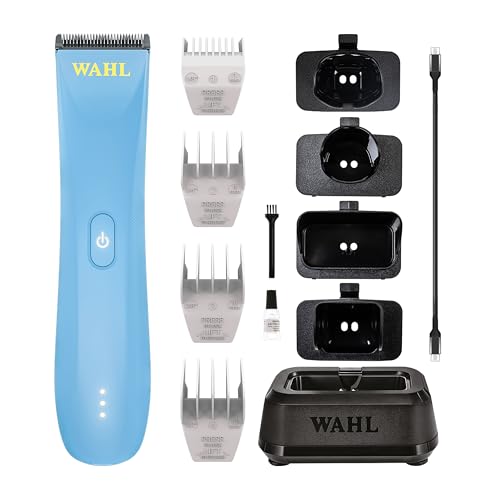 Wahl Peanut Professional Trimmer & Single Power Station Combo, Ultra-Fast Charging, Long-Life Battery Trimmer Designed For Finishing Touch-Ups, Charger Compatible With Wahl Shavers, Trimmers, Clippers